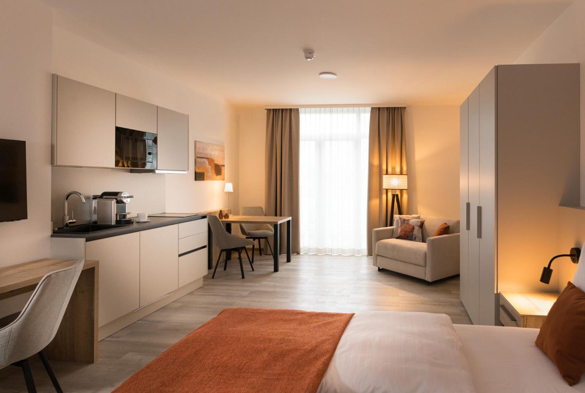 Atrium Apart Hotel Bruehl Exterior foto